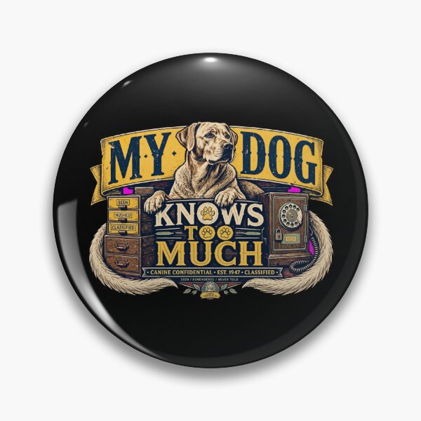 Item preview, My Dog Knows Too Much Shirt, Funny Dog Lover T-Shirt, Dog Mom Gift, Dog Dad Gift, Funny Dog Gift, Dog Lover Apparel, Canine Humor, Pet Parent Shirt, Dog Owner Gift designed and sold by Typologystudios.