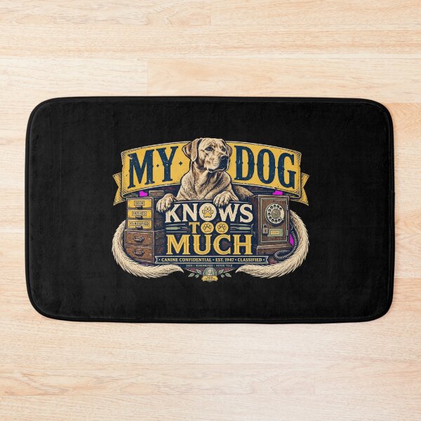 Item preview, My Dog Knows Too Much Shirt, Funny Dog Lover T-Shirt, Dog Mom Gift, Dog Dad Gift, Funny Dog Gift, Dog Lover Apparel, Canine Humor, Pet Parent Shirt, Dog Owner Gift designed and sold by Typologystudios.