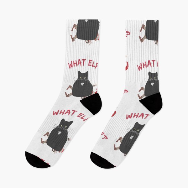 Item preview, What Elf? Funny Black Cat Christmas designed and sold by Claws With Paws.