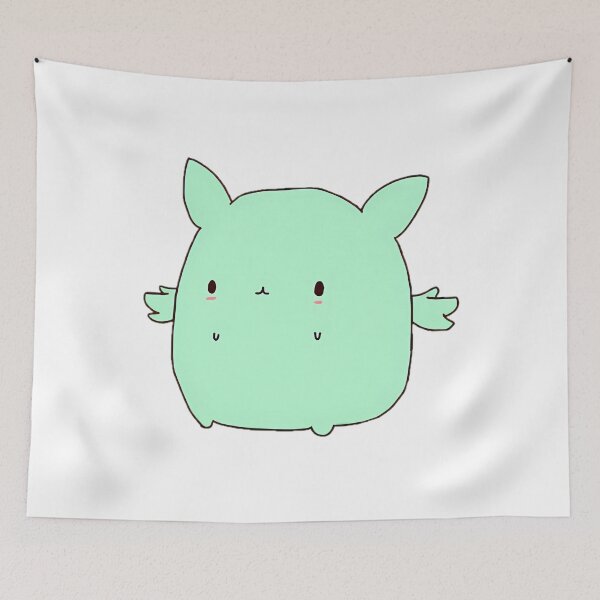 Item preview, Kawaii Flying Mint Bunny designed and sold by CareHodge.