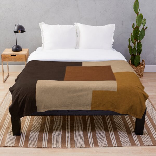 Item preview, Mid Century Modern Geometric Abstract – Earth Tone Brown Beige Mustard designed and sold by PrintGo26.