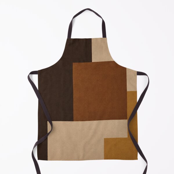 Item preview, Mid Century Modern Geometric Abstract – Earth Tone Brown Beige Mustard designed and sold by PrintGo26.