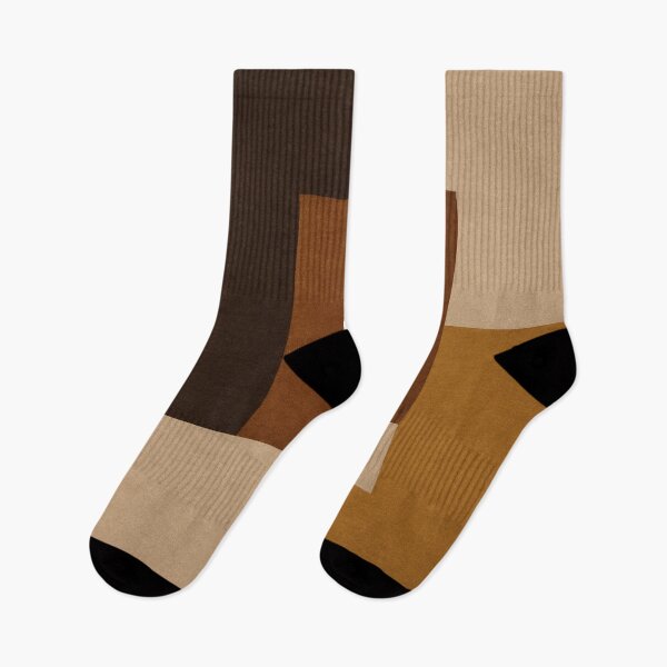 Item preview, Mid Century Modern Geometric Abstract – Earth Tone Brown Beige Mustard designed and sold by PrintGo26.