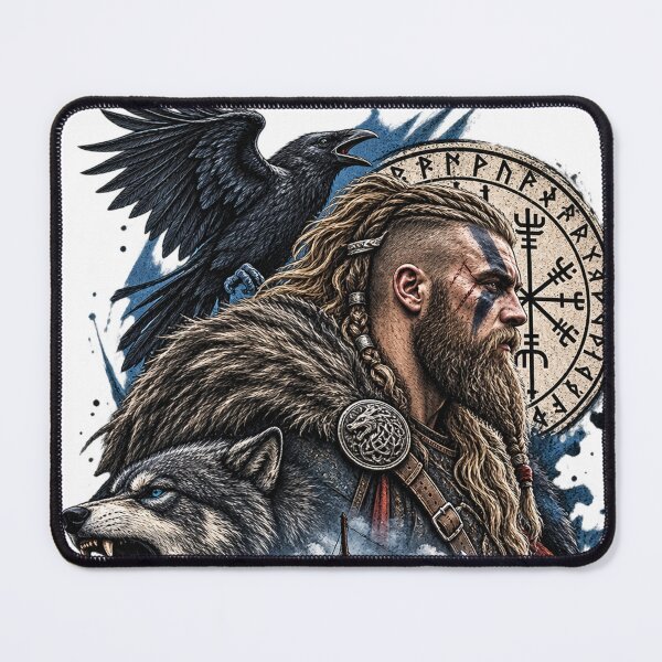 Item preview, Viking Warrior – Norse Legend & Raven designed and sold by LmonioressXxx.