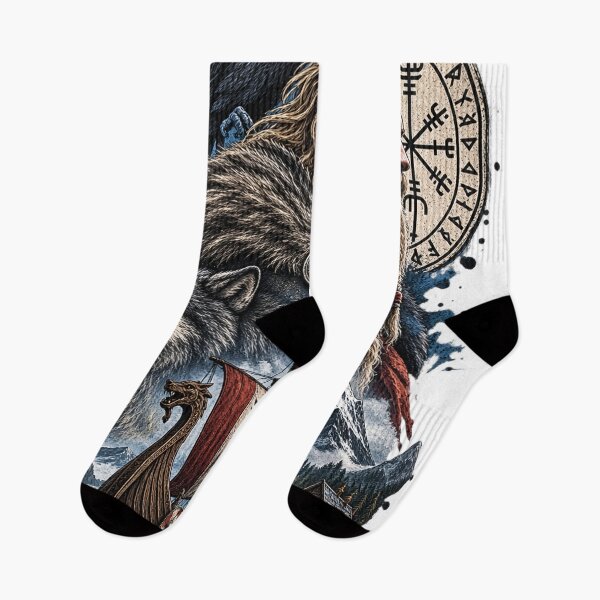 Item preview, Viking Warrior – Norse Legend & Raven designed and sold by LmonioressXxx.