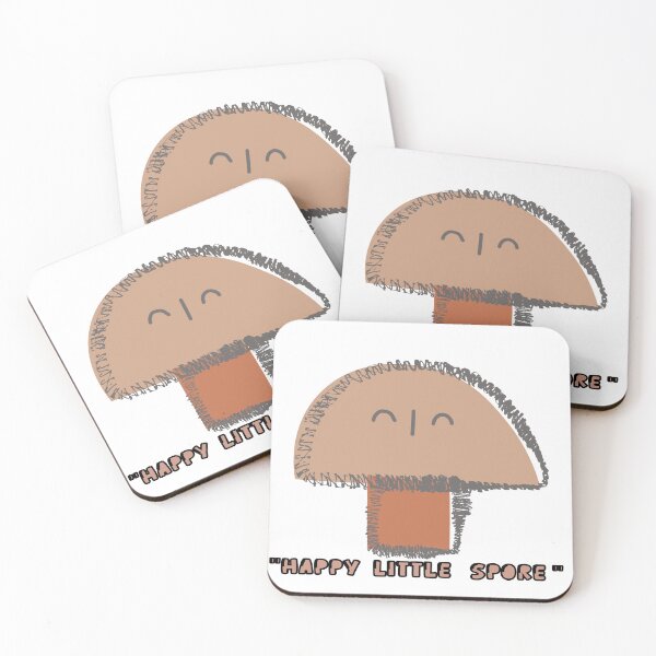 Item preview, Happy Little Spore Mushroom Illustration designed and sold by EducaPro.