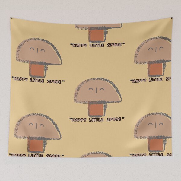 Item preview, Happy Little Spore Mushroom Illustration designed and sold by EducaPro.