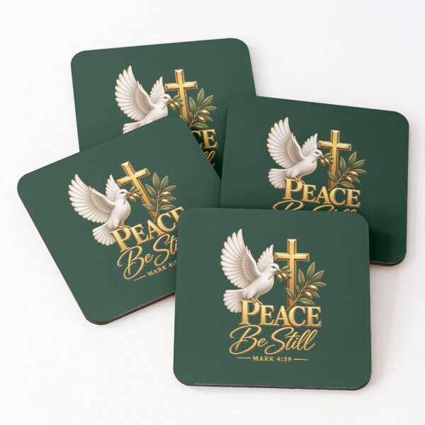 Item preview, Peace Be Still – Elegant Christian Dove & Cross Design designed and sold by HO•Designs.