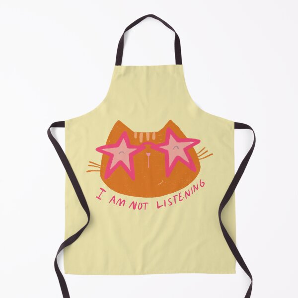 Item preview, I Am Not Listening Cat designed and sold by Stephanie McRae.