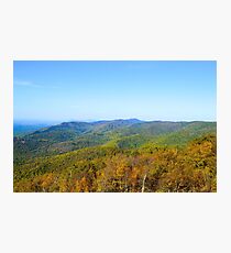 blue ridge autumn Photographic Print