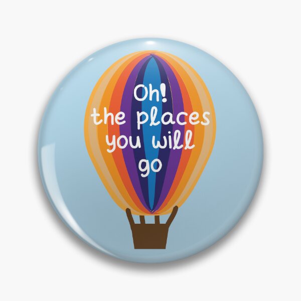 Item preview, The places you will go hot air balloon designed and sold by fluffyfamcraft.