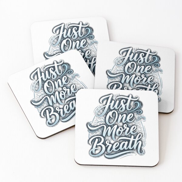 Item preview, Just One More Breath – ALS Awareness Hope Typography designed and sold by Mirgonhood.