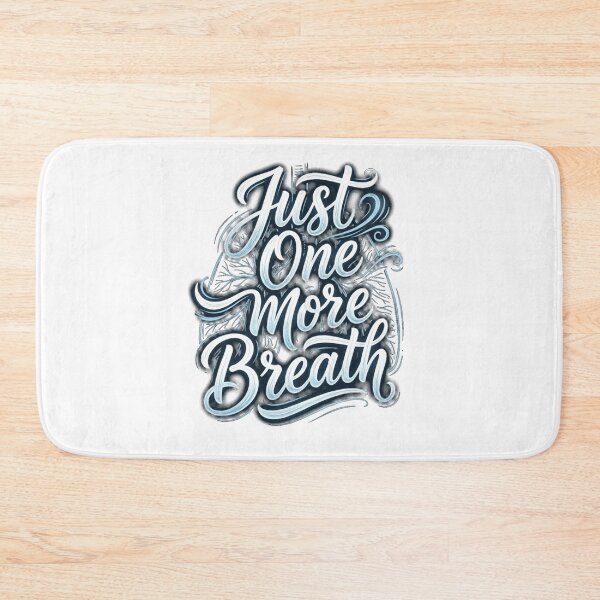 Item preview, Just One More Breath – ALS Awareness Hope Typography designed and sold by Mirgonhood.