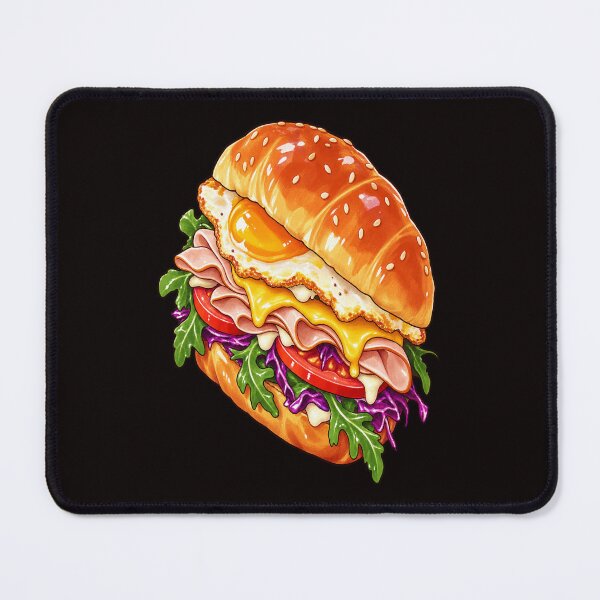 Item preview, Loaded Burger Cartoon Illustration designed and sold by Valieri.