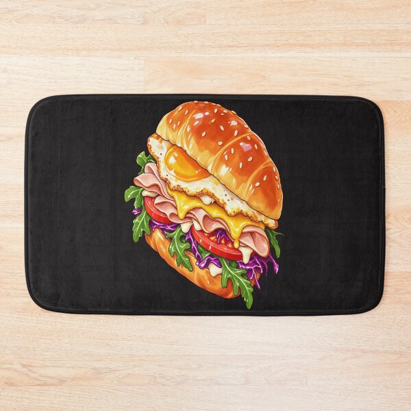 Item preview, Loaded Burger Cartoon Illustration designed and sold by Valieri.