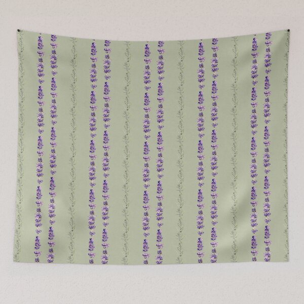 Item preview, Lavender Stripes on Green designed and sold by DogwoodDesign.