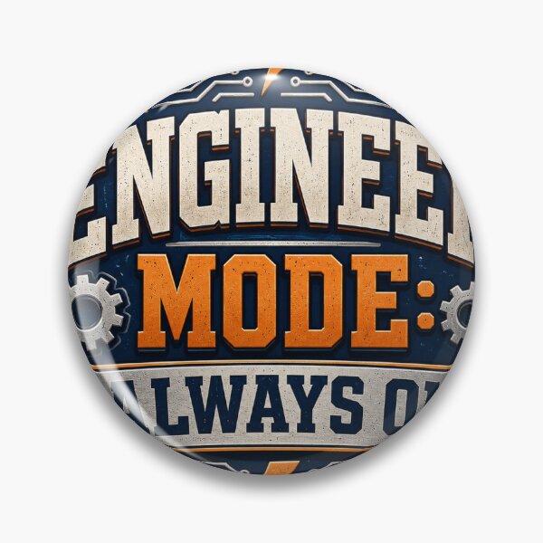 Item preview, Engineer Mode Always On Sticker designed and sold by RedRubyBubble.