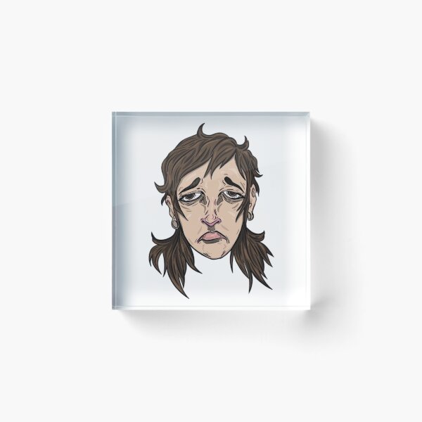 Item preview, Quiet Despair Dark Character Portrait Illustration designed and sold by janpieper68.