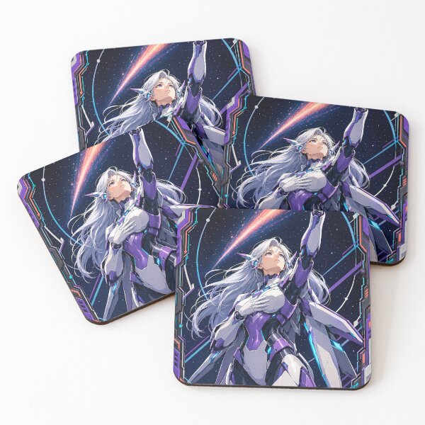 Item preview, Comet Mecha Valkyrie – Cosmic Anime Warrior designed and sold by Apocalyptic Art Studio.