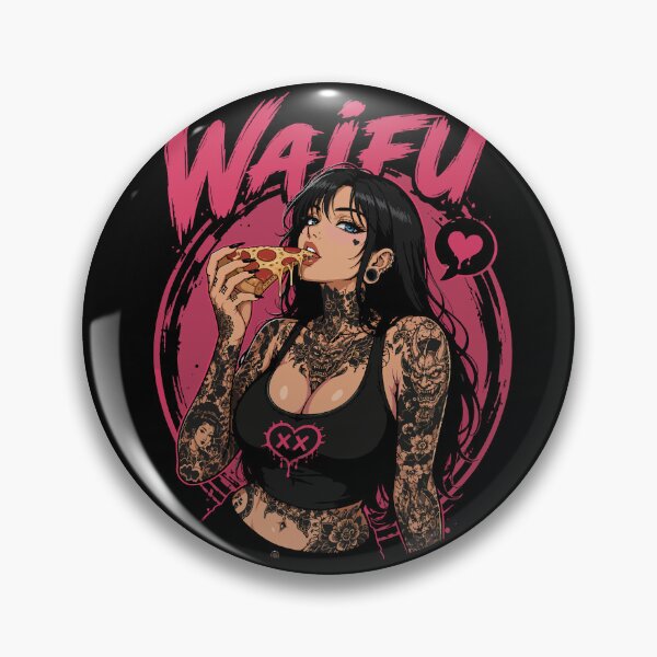 Item preview, Pizza Waifu designed and sold by GhoulishGraphX.