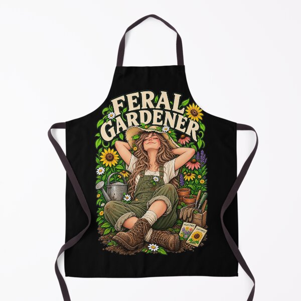 Item preview, Feral Gardener Vintage Botanical Garden designed and sold by SquatchPrintsCo.