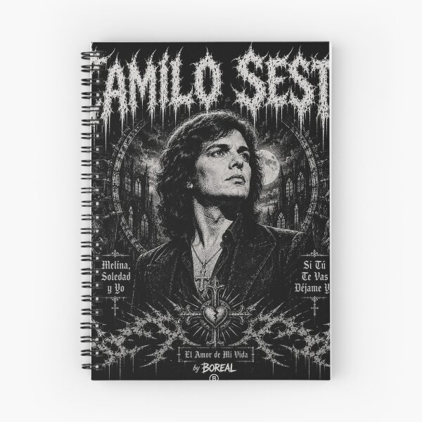Item preview, Camilo Sesto – El Amor de Mi Vida | Gothic Heavy Metal Art designed and sold by Boreal Apparel.