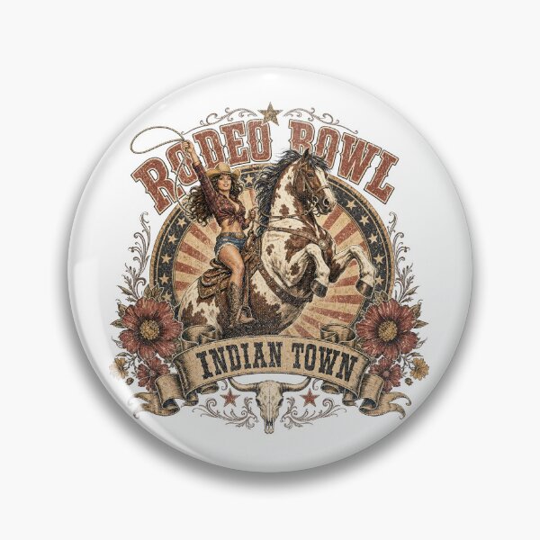 Item preview, Rodeo Bawl Indian Town Western Cowgirl Design designed and sold by castillomiami.