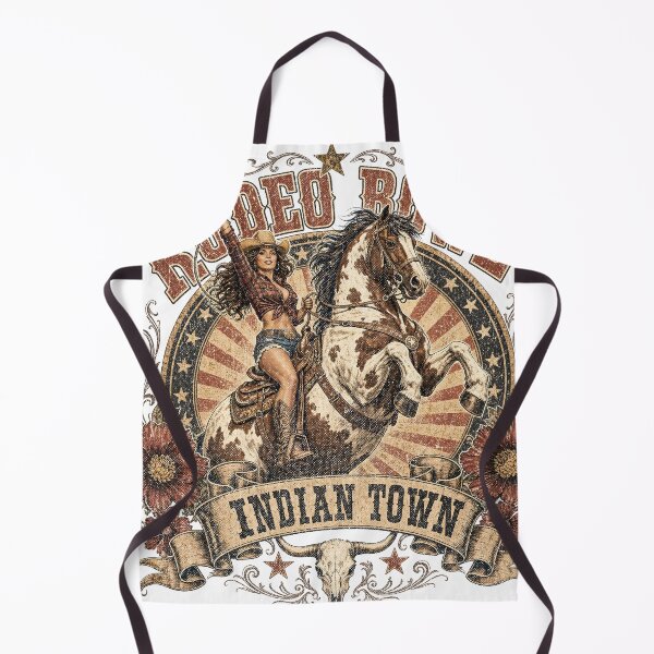 Item preview, Rodeo Bawl Indian Town Western Cowgirl Design designed and sold by castillomiami.