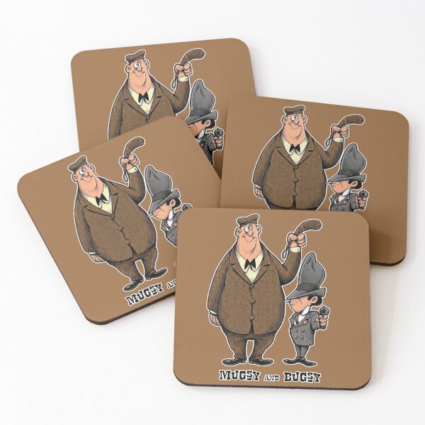 Item preview, Mugsy and Bugsy - Retro Cartoon Villains designed and sold by Deviant Logic Design.