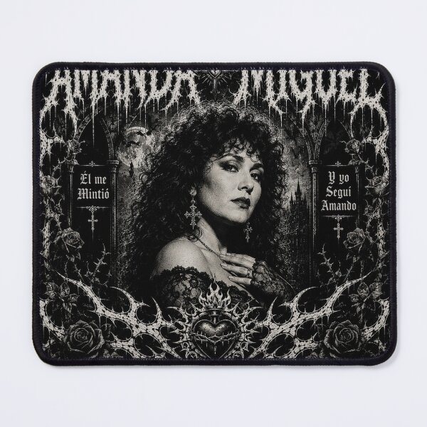 Item preview, Amanda Miguel – Él Me Mintió | Gothic Heavy Metal Music Art designed and sold by Boreal Apparel.