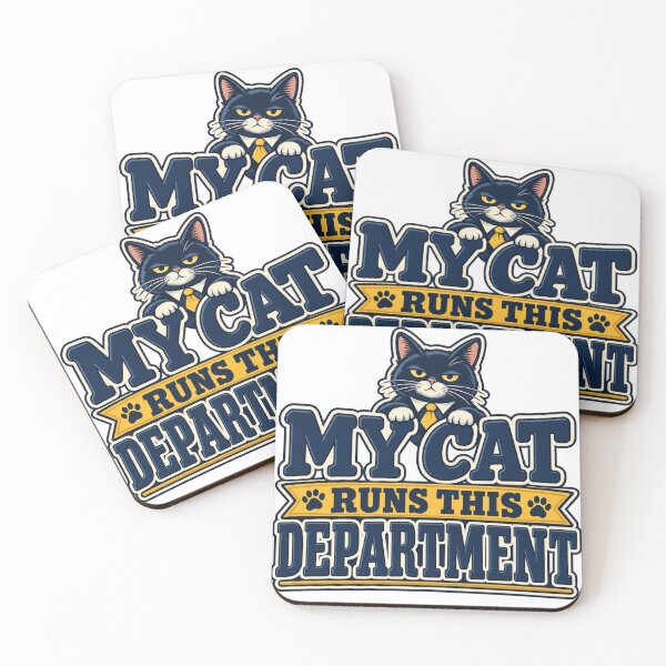 Item preview, My Cat Runs This Department designed and sold by FZ Studio .