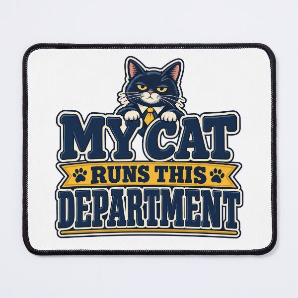 Item preview, My Cat Runs This Department designed and sold by FZ Designs.