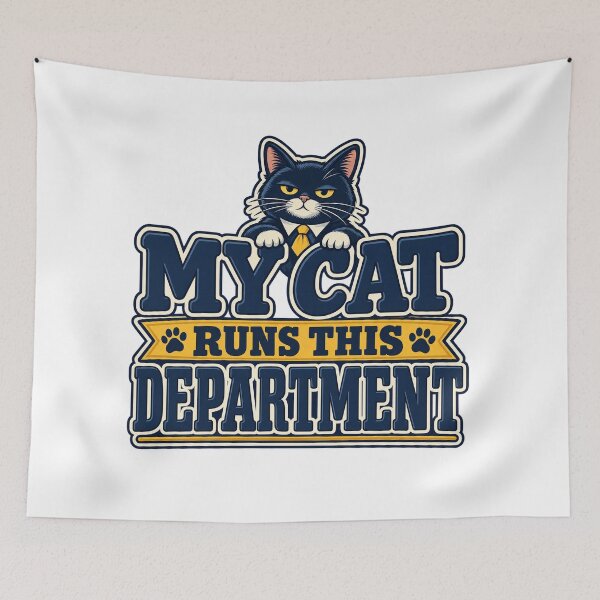 Item preview, My Cat Runs This Department designed and sold by FZ Designs.