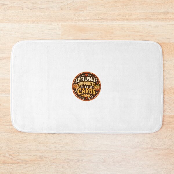 Item preview, Emotionally Supported by Carbs designed and sold by RedRubyBubble.