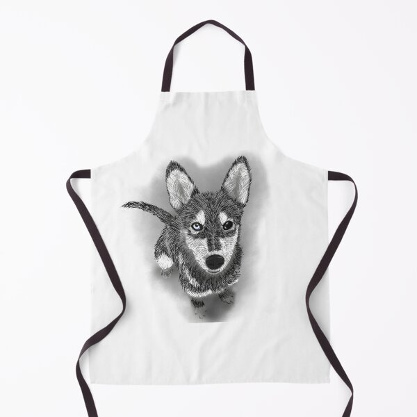 Item preview, Spectral Husky: A Gaze in the Dark designed and sold by WaveAcuarela.