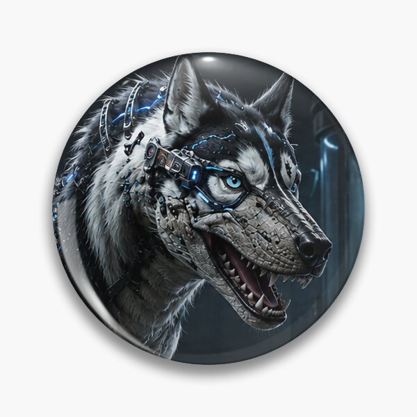 Item preview, Husky-Allosaurus Genetic Dino Hybrid designed and sold by nikkolaus.