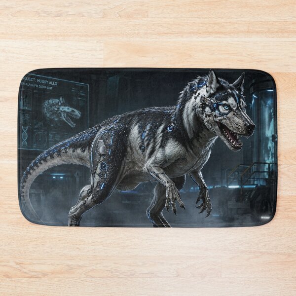 Item preview, Husky-Allosaurus Genetic Dino Hybrid designed and sold by nikkolaus.