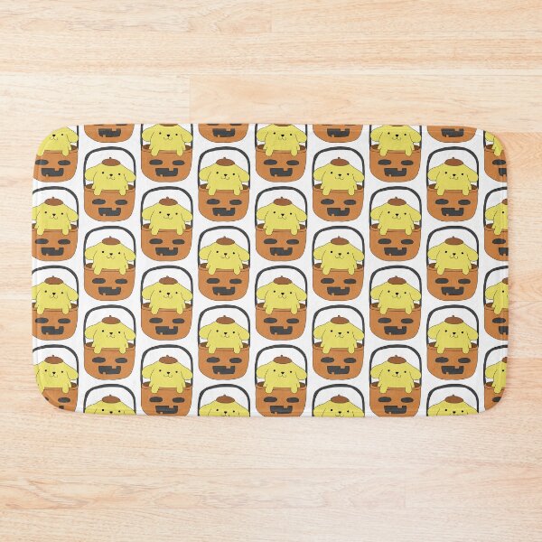 Item preview, Cute Sanrio Character Pompompurin in Pumpkin Basket Halloween Kawaii Fall Illustration designed and sold by Iska-Designs.