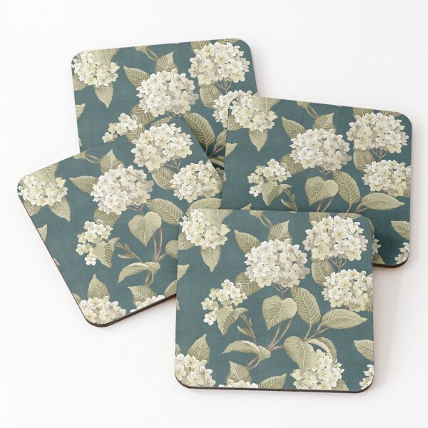 Item preview, Vintage Hydrangea - Deepest Blue Black designed and sold by Sarah Thorpe Designs .