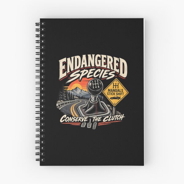 Item preview, Endangered Species Manuals Stick Shift – Funny Vintage Car Enthusiast Design designed and sold by Pastexchange.