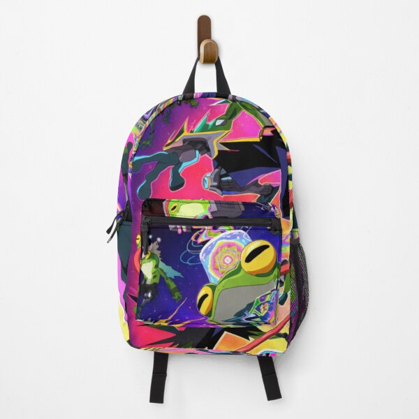 Item preview, Cosmic Shinobi: Leap of the Neon Amphibians (V3) designed and sold by SabaMirzique.