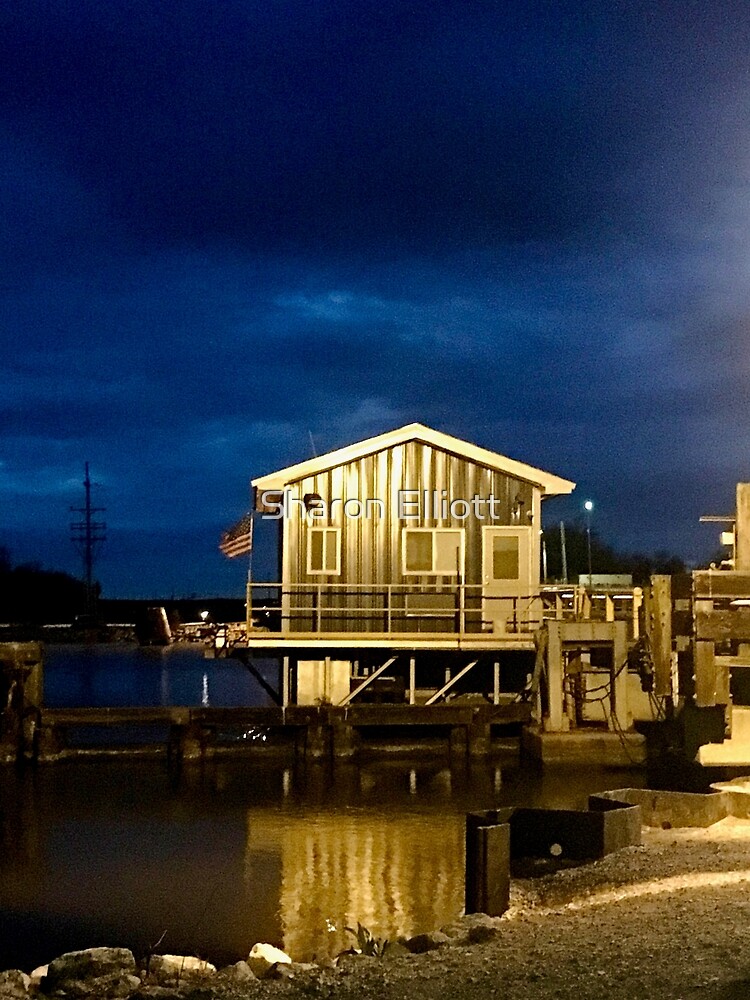 "Pontoon BridgeDulac" by Sharon Elliott Redbubble