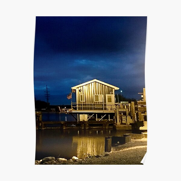 "Pontoon BridgeDulac" Poster for Sale by PhotARTgraphy Redbubble