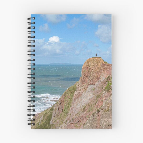 Item preview, Lone Figure Hartland Point Lighthouse & Lundy Island Devon designed and sold by Richard Brookes Photography.