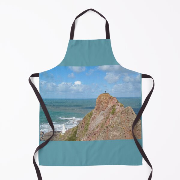 Item preview, Lone Figure Hartland Point Lighthouse & Lundy Island Devon designed and sold by Richard Brookes Photography.