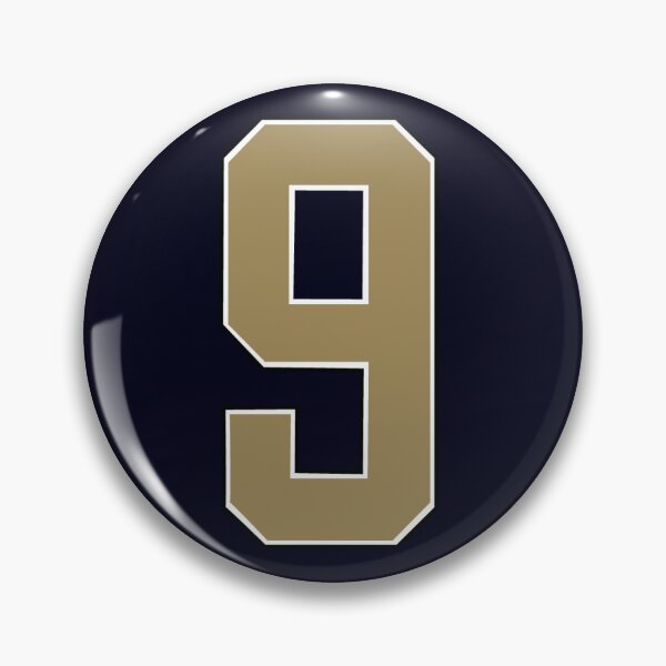 Item preview, Drew Brees New Orleans Football Black Gold with White Trim #9  designed and sold by Rolographics1.