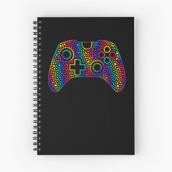 Item preview, Colorful Dotted Game Controller Rainbow Gaming designed and sold by Moizento.