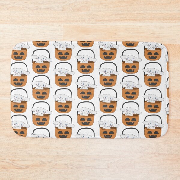 Item preview, Cute Sanrio Character Cinnamoroll in Pumpkin Basket Halloween Kawaii Fall Illustration designed and sold by Iska-Designs.