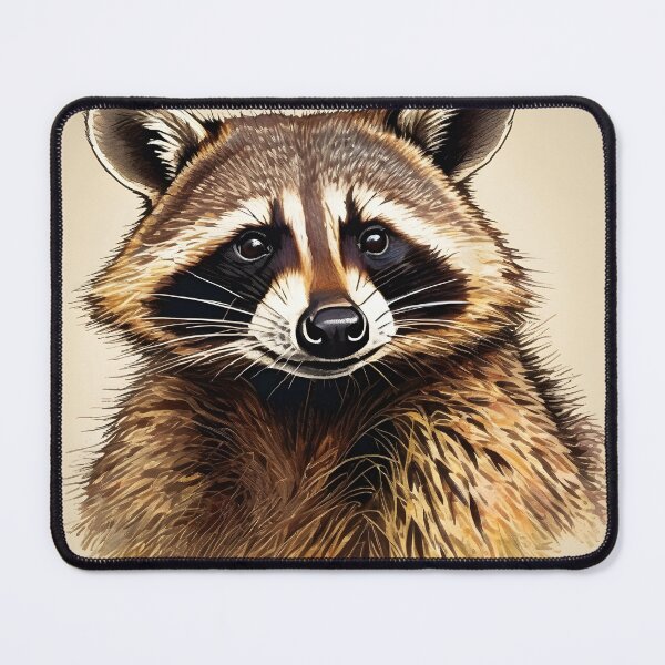 Item preview, Raccoon Engraving Style Art Print designed and sold by NorthernWallCo1.