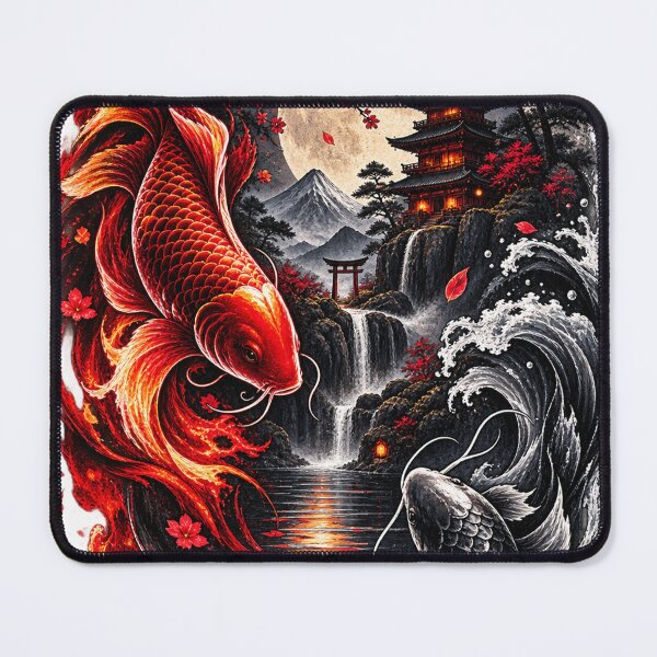 Item preview, Yin Yang Koi – Japanese Spirit & Harmony designed and sold by LmonioressXxx.